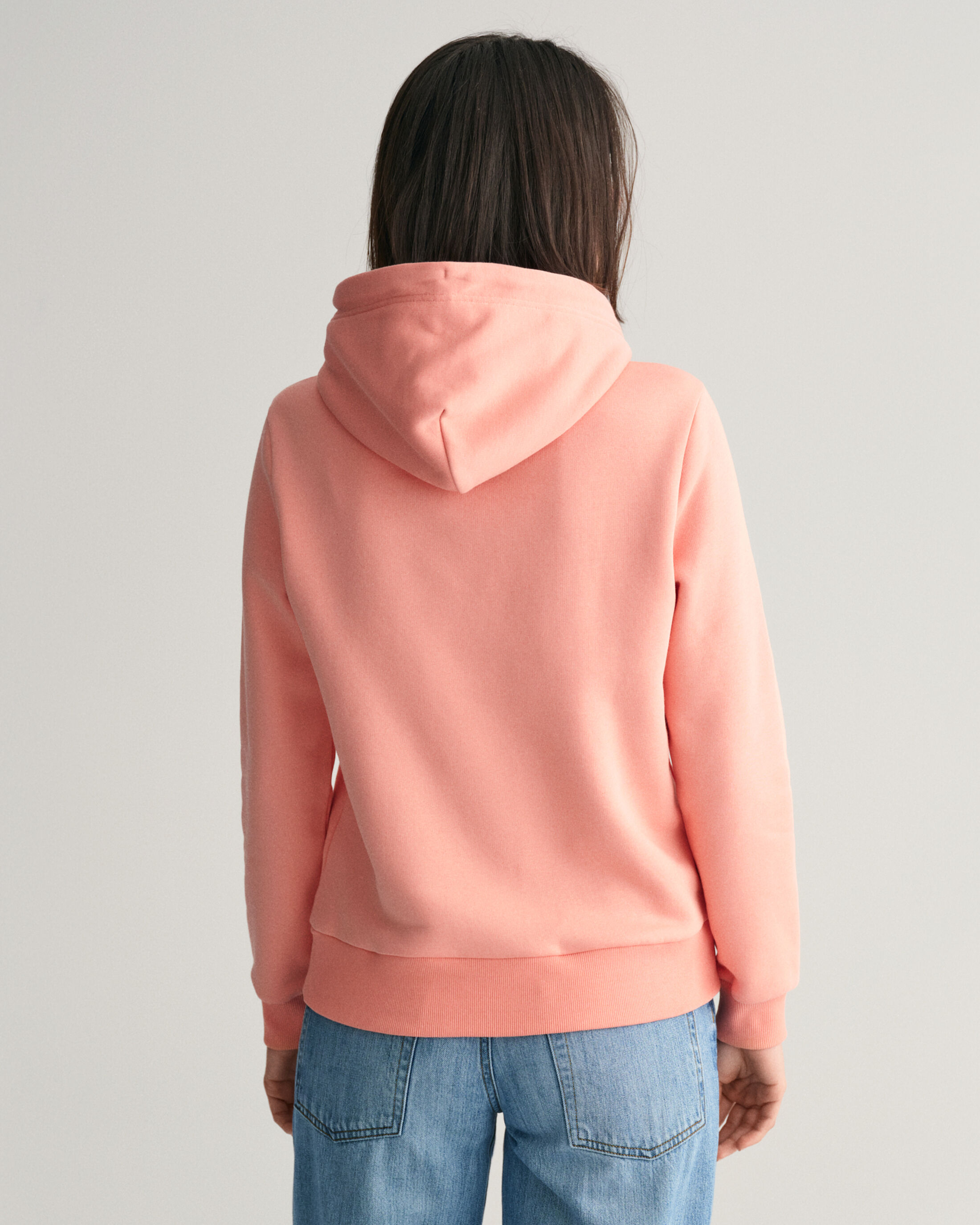 MOA Fashion - Gant Tonal Archive Shield Hoodie koralle